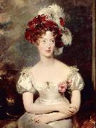 Sir Thomas Lawrence Portrait of Princess Caroline Ferdinande of Bourbon-Two Sicilies Duchess of Berry. Spain oil painting artist